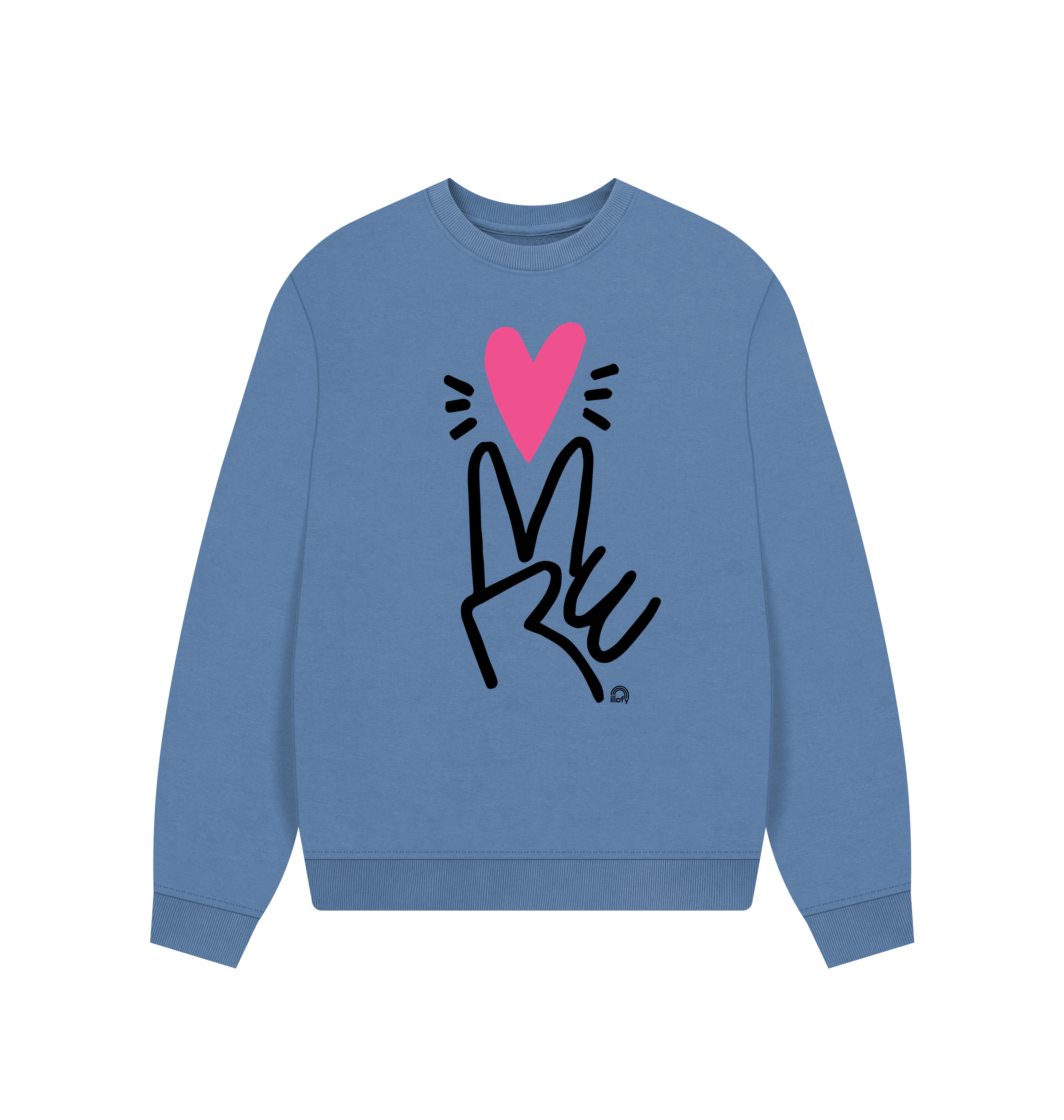 Solent Printed Sweater Front