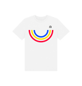 White Printed Kids T-Shirt Front