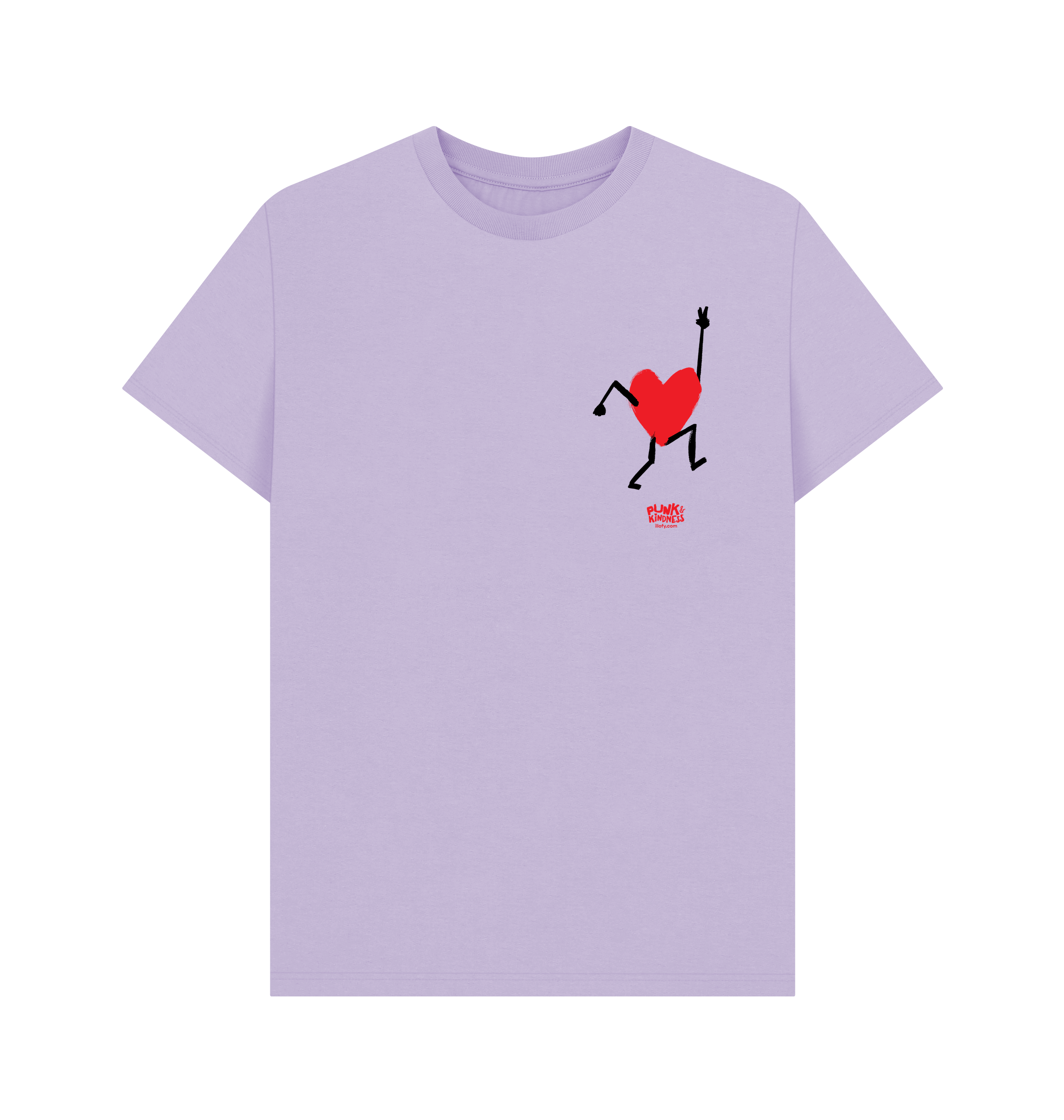 Lilac Printed T-shirt Front