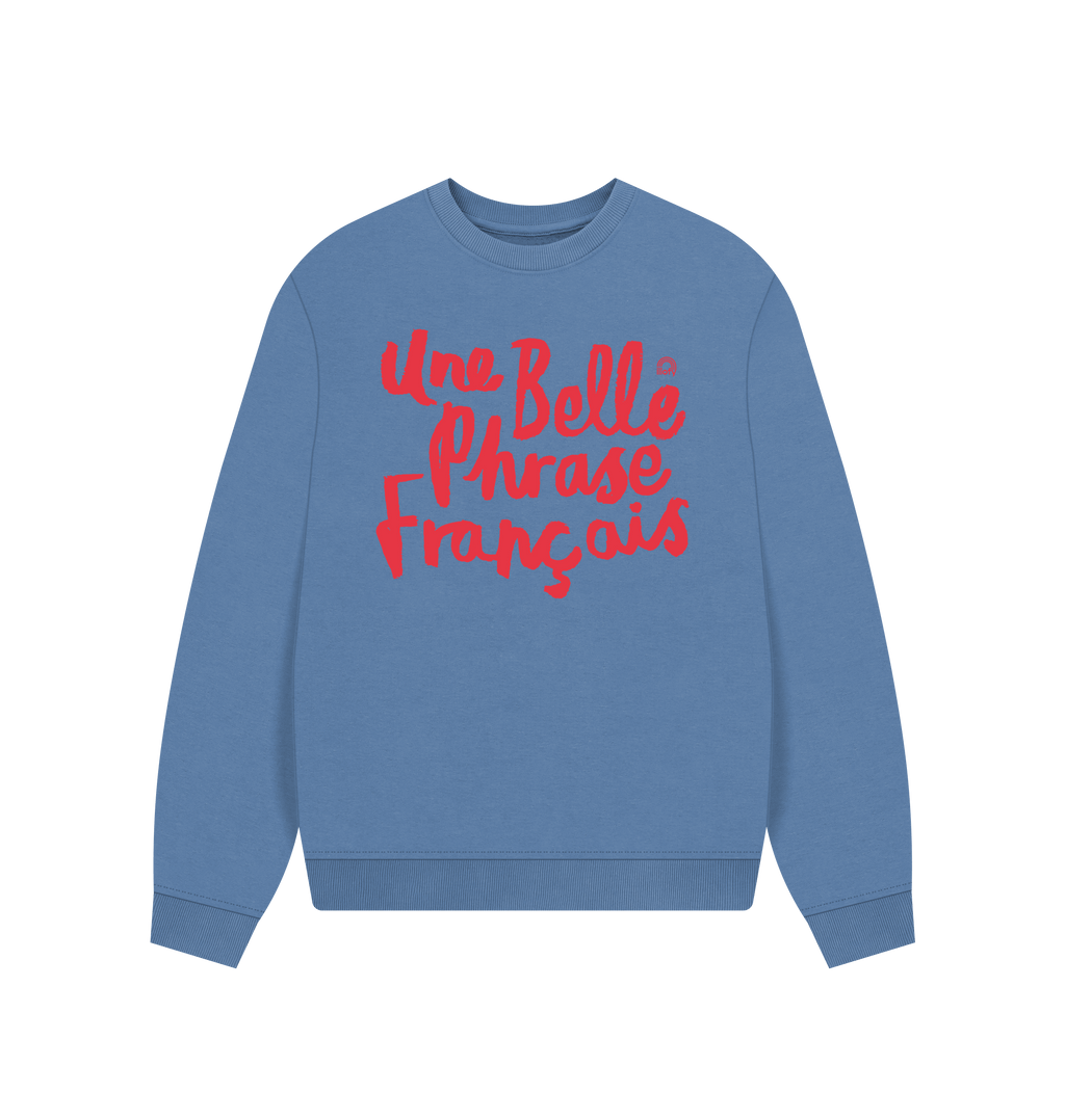 Solent Printed Sweater Front