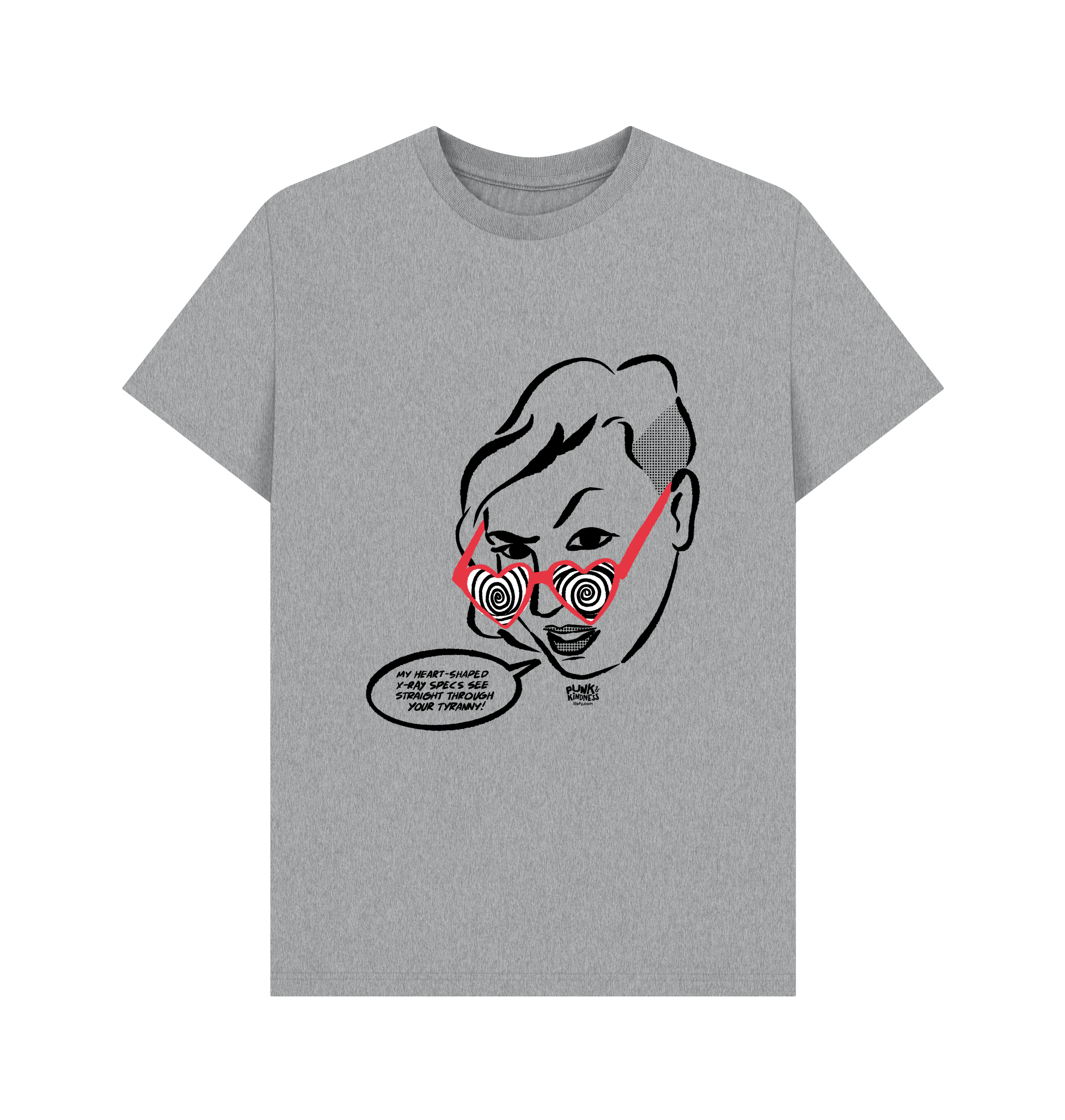 Athletic Grey Printed T-shirt Front