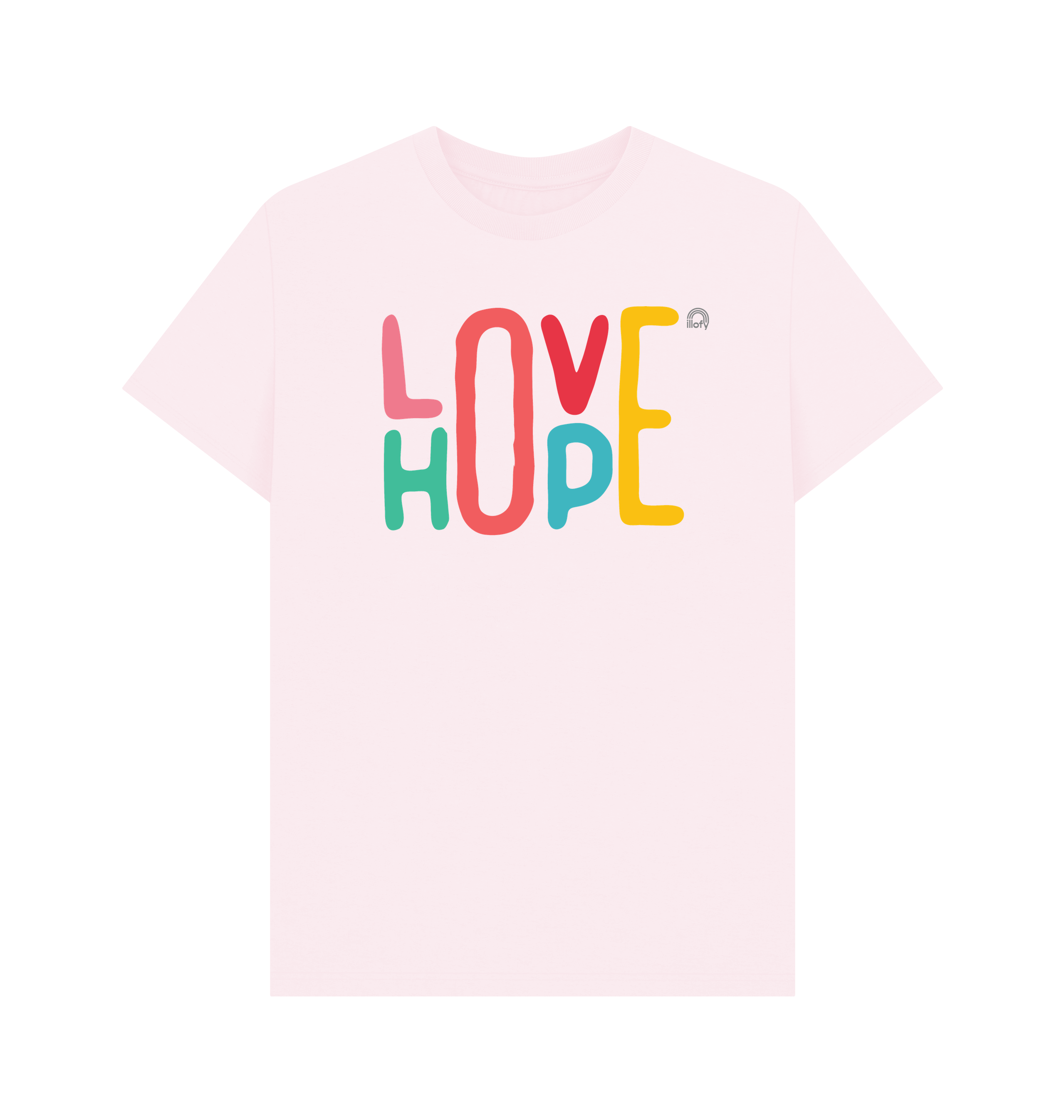 Pink Printed T-shirt Front