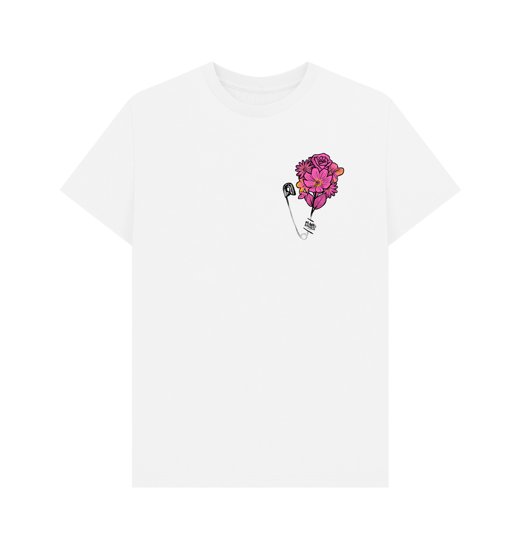 White Printed T-shirt Front