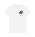 White Printed T-shirt Front