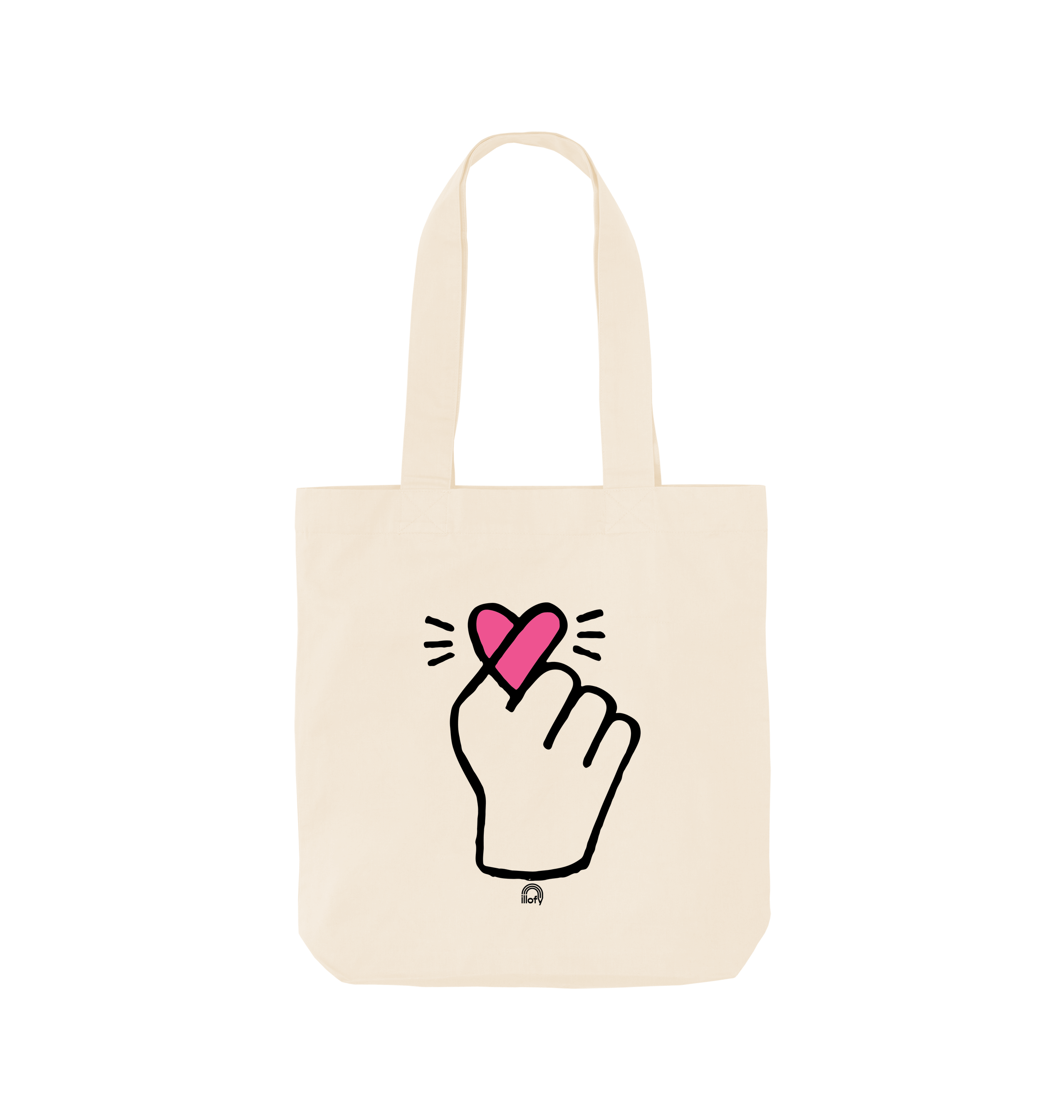 Natural Printed Bag Front