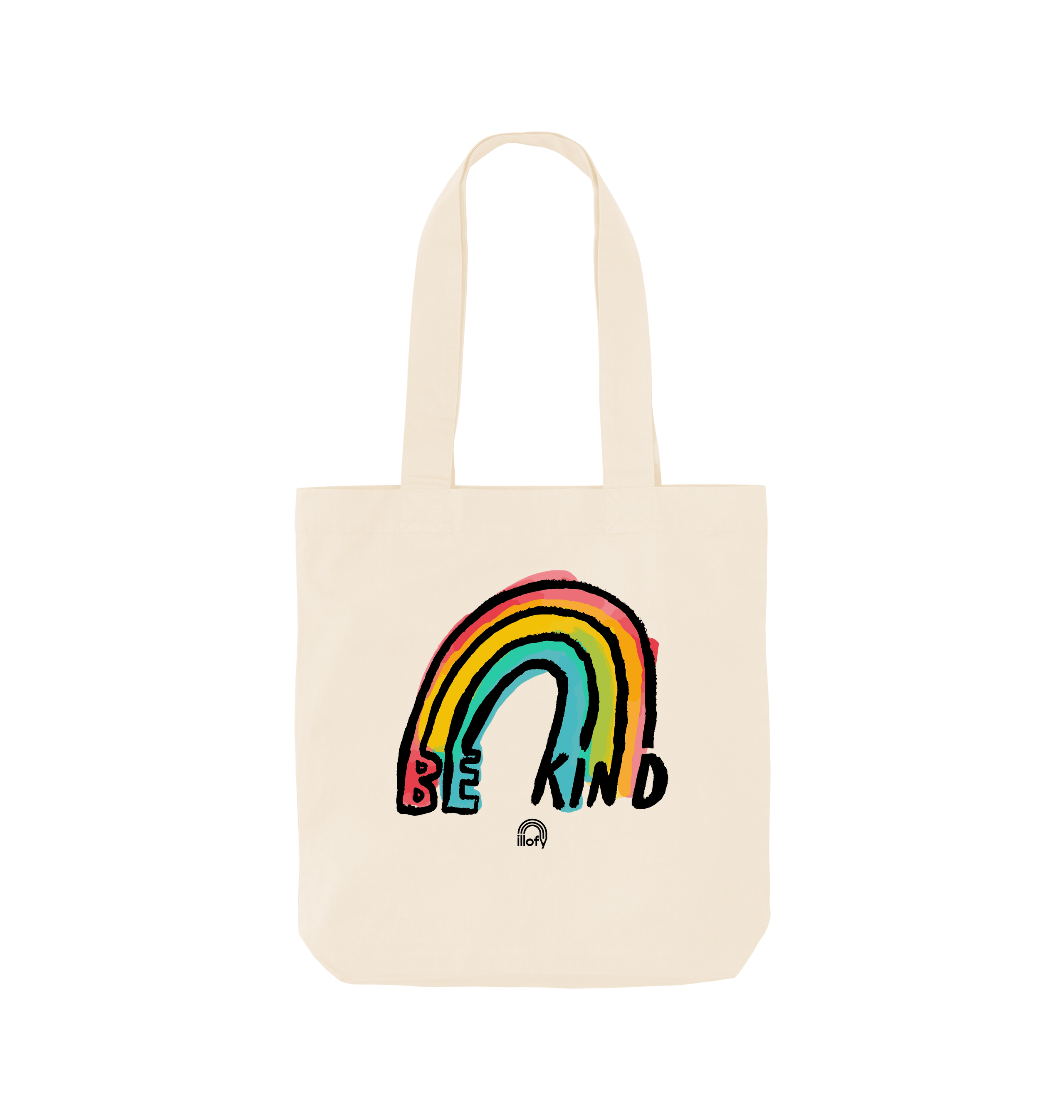 Natural Printed Bag Front