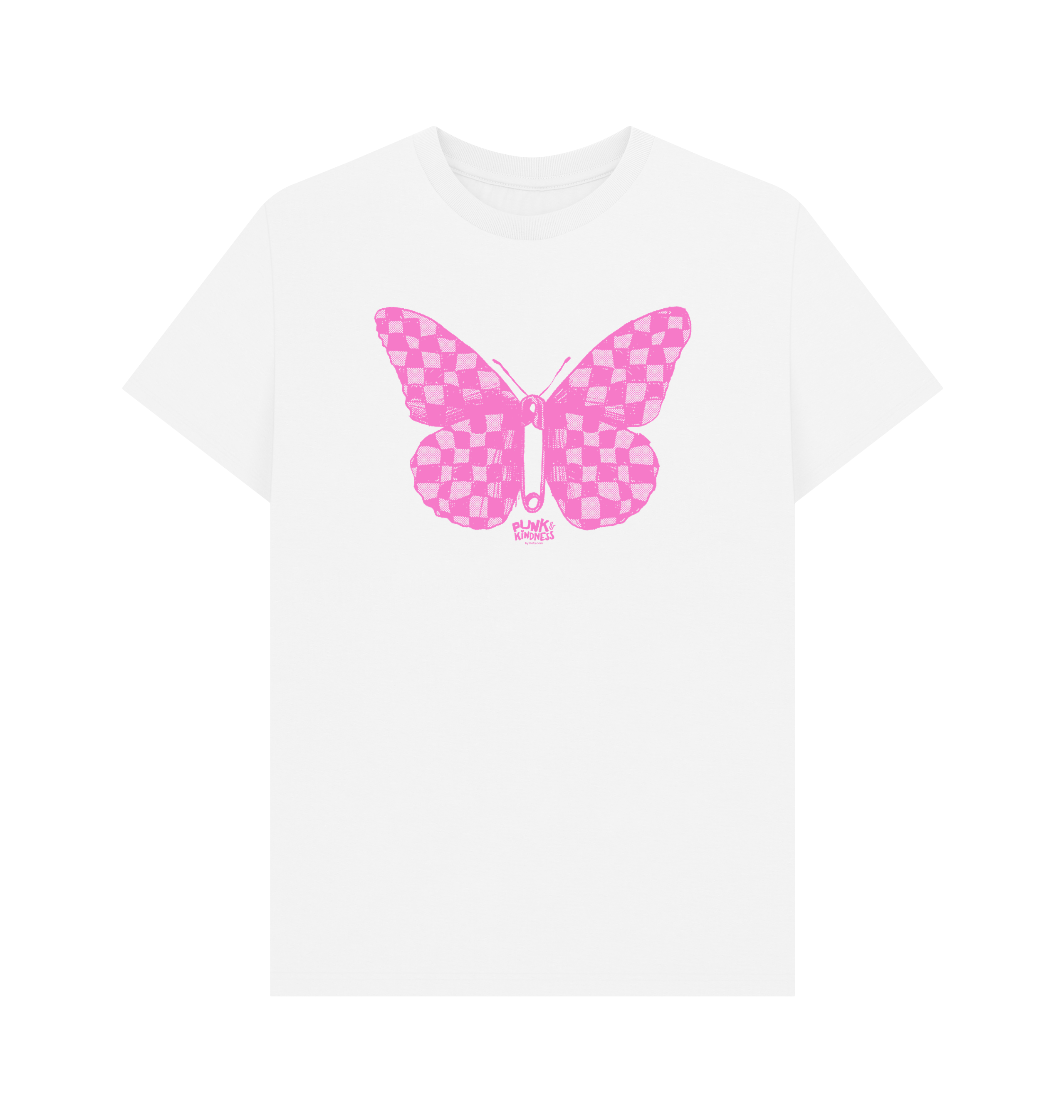 White Printed T-shirt Front
