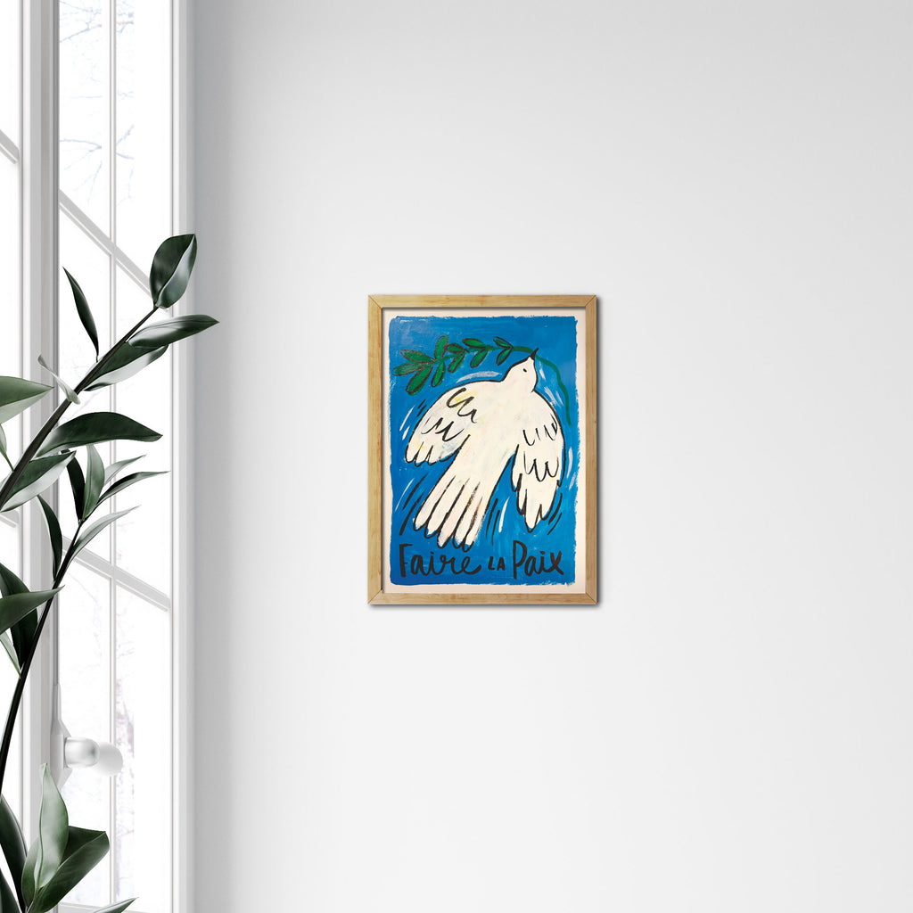 Faire La Paix Original Art Piece