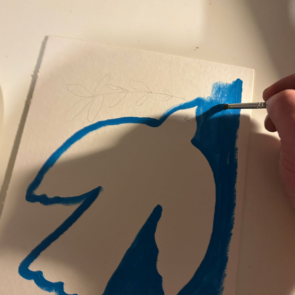 Faire La Paix Original Art Piece