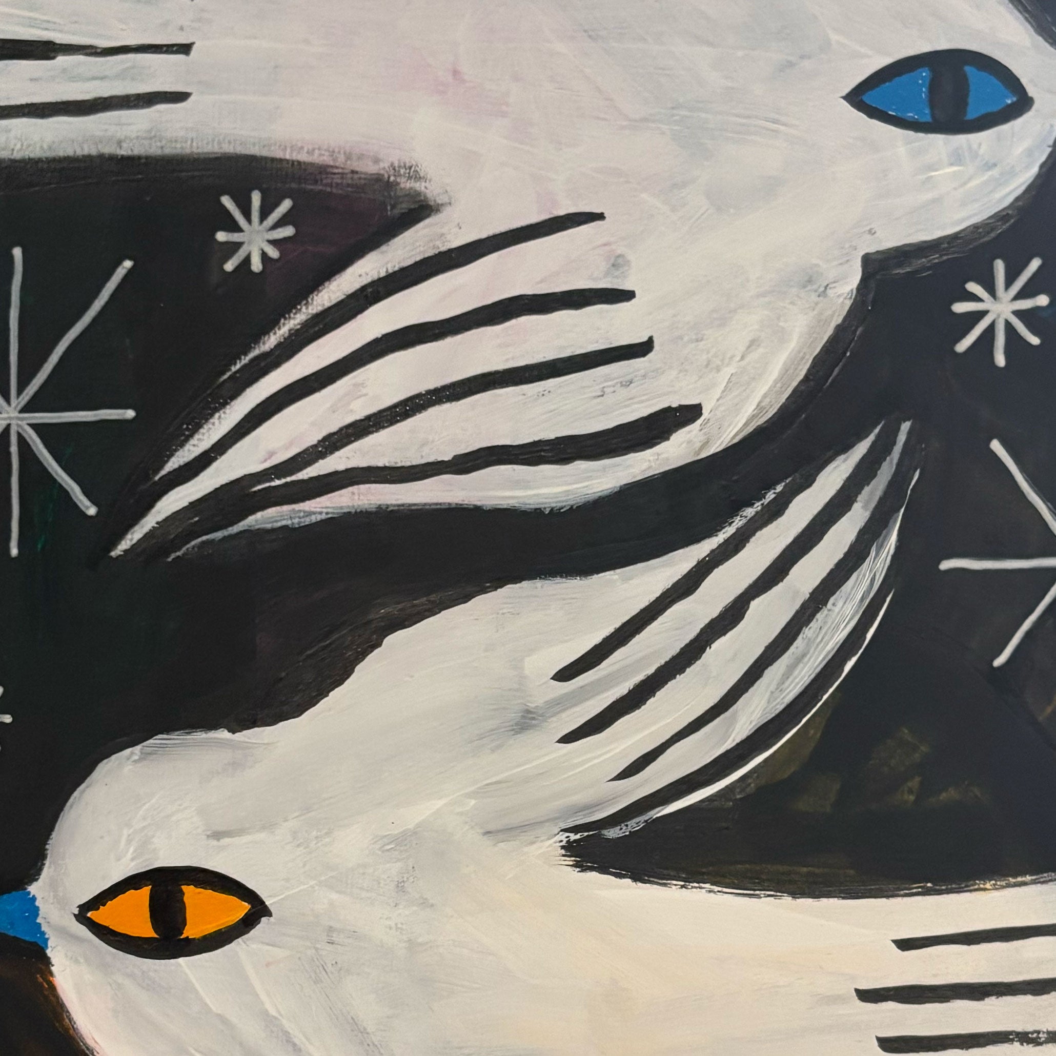 Nightbirds Original Art Painting